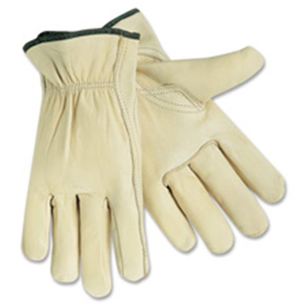 Lucas Jackson Driver Gloves; Leather; Large; Cream LU529667